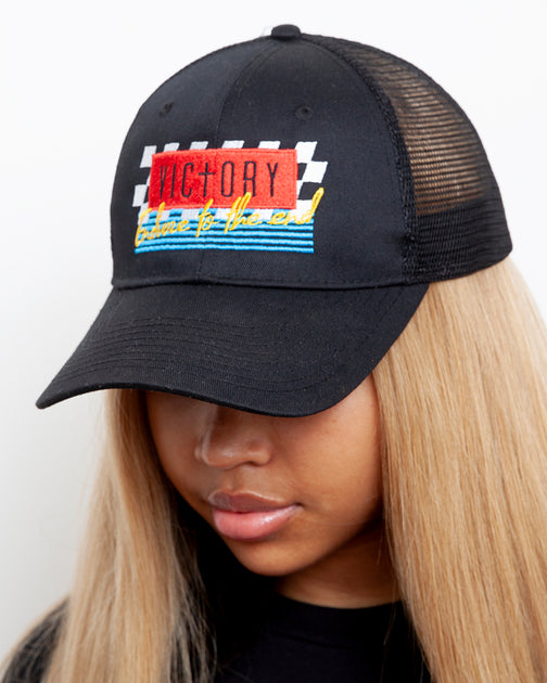 帽子 ends and means hat Black-Endure-to-the-end-