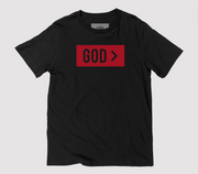 God > | Black Unisex T-Shirt