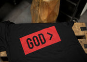God > | Black Unisex T-Shirt