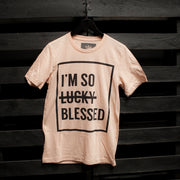 I'm So Blessed Unisex Peach T-Shirt