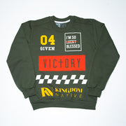 KN Racing Unisex Green Sweater