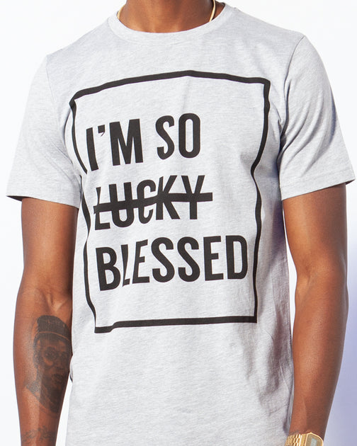 I'm So Blessed Unisex Grey T-Shirt – Kingdom Native
