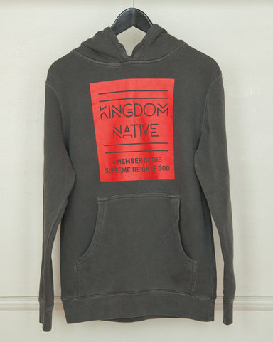 Supreme Reign Pigment Charcoal Hoodie