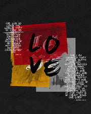 Real Love Unisex Black T-Shirt