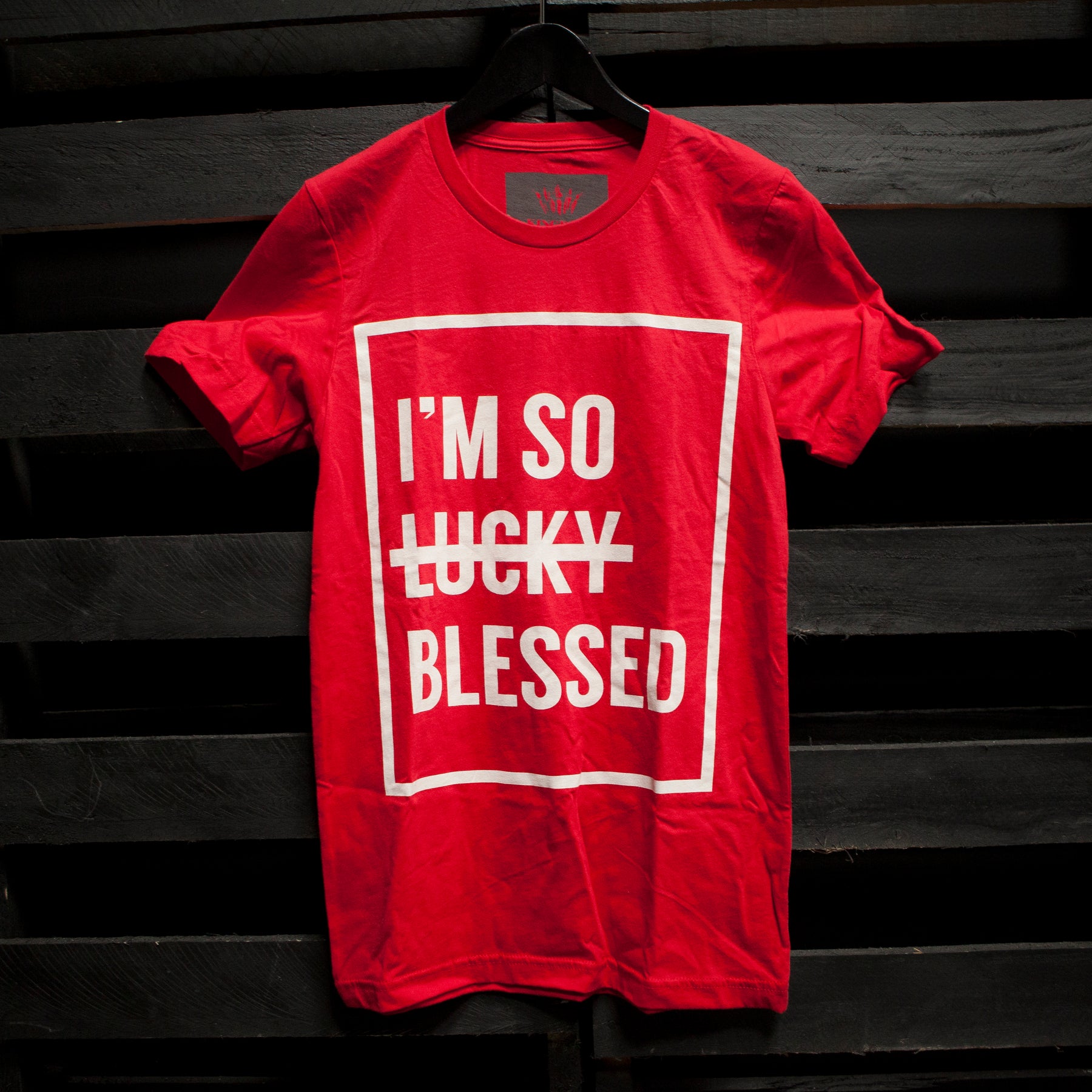 I'm So Blessed Unisex Red T-Shirt – Kingdom Native