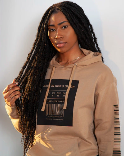 Made In God's Image Sand Hoodie